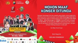 Acara Ponorogo Fest diundur (Dok. Ist)