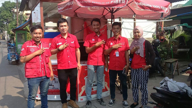 Sales marketing Indihome Jakarta Timur 
(Dok. Ist)