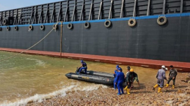 Pekerja kapal jatuh di laut Batam
(Dok. Ist)