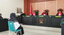 Sidang pembunuhan di Pacitan menggunakan kopi Sianida 
(Dok. Ist)