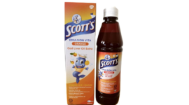 Perbedaan Scott Emulsion Putih dan Orange terletak pada warna, rasa, dan kemasan
(Dok.ist)