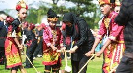 Festival permainan tradisional di Banyuwangi ( Dok. Ist)