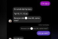 Chat mesum yang diduga dilakukan oleh Wakil Dekan FKIP UMS