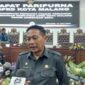 DPRD tengah menyiapkan ganti PJ Wali Kota Malang (Dok. Ist)