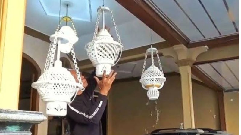 Contoh lampion yang dibuat oleh kakek asal Magetan (Dok. Ist)