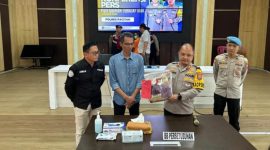 Pihak kepolisian saat melakukan konferensi pers (Dok. Ist)