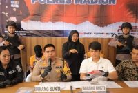 Jumpa pers kasus pembunuhan sopir truk di Madiun (Dok. Ist)