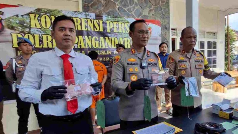 Konferensi pers kasus pengedaran Upal (Dok. Ist)