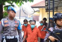 Pesilat Ngawi yang ditangkap polisi (Dok. Ist)