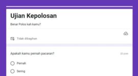 Halaman awal tes kepolosan google (Dok .ist)