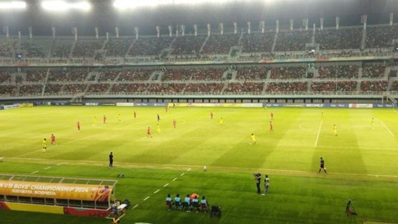 Pertandingan Timnas Indonesia melawan Malaysia di Piala AFF U-19 2024 (Dok. Ist)