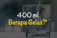 400 Ml Berapa Gelas? (Dok. Ist)