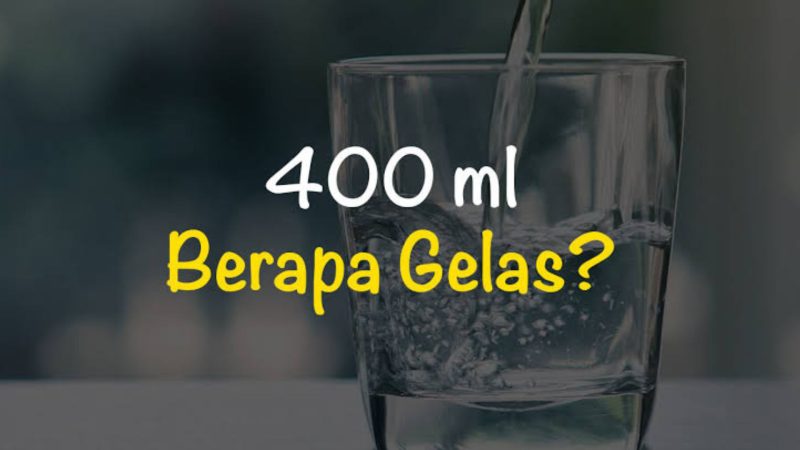 400 Ml Berapa Gelas? (Dok. Ist)