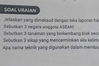 Apa yang dimaksud uraian 
(Dok. Ist)