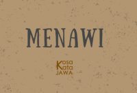 Menawi artinya 
(Dok. Ist)