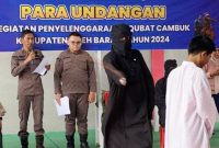 Eksekusi Cambuk di Aceh Barat (Dok. Ist)