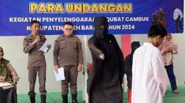 Eksekusi Cambuk di Aceh Barat (Dok. Ist)