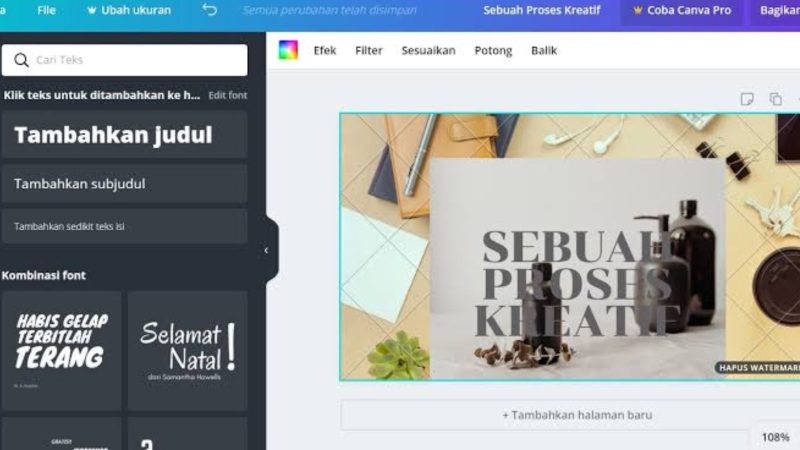 Cara Membuat Canva di HP (Dok. Ist)