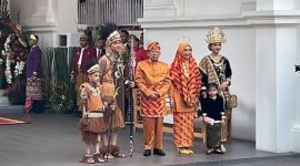 Momen Gibran Rakabuming tiba di Istana Merdeka (Dok. Ist)