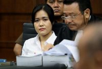 Potret Jessica Wongso saat menghadiri sidang kasus pembunuhan Wayan Mirna (Dok. Ist)