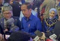 Jokowi saat ditemui awak media (Dok. Ist)