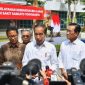 Presiden Jokowi saat ditemui awak media (Dok. Ist)