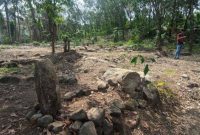 Penampakan makam keramat palsu yang dibongkar warga (Dok. Ist)