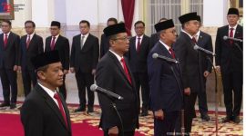 Momen pelantikan Bahlil sebagai Menteri ESDM (Dok. Ist)