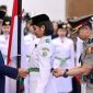 Potret Jokowi saat pengukuhan anggota Paskibraka nasional (Dok. Ist)