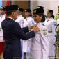 Presiden Jokowi Kukuhkan 76 Anggota Paskibraka di istana negara IKN (Dok. Ist)