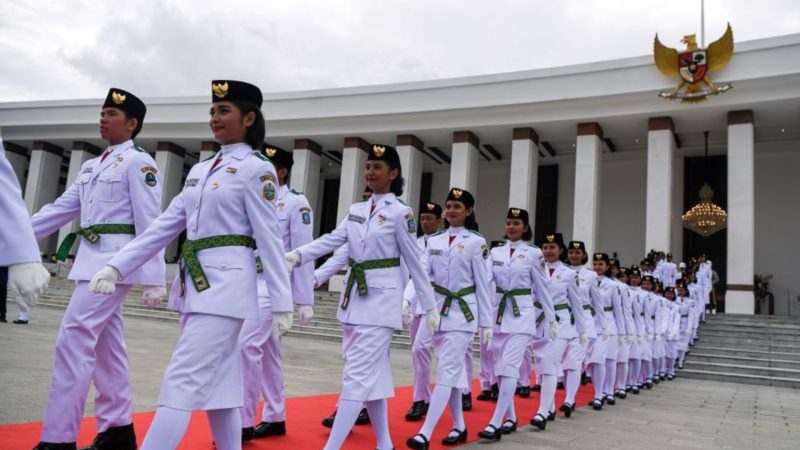 Potret Paskibraka yang akan bertugas di HUT RI (Dok. Ist)