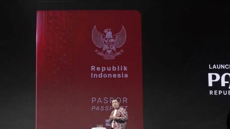 Peluncuran Desain Baru Paspor Indonesia (Dok. Ist)