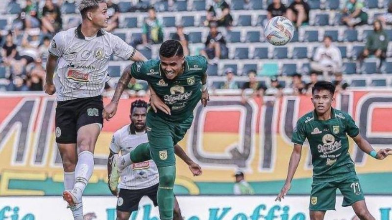 Ilustrasi Pertandingan Persebaya vs PSS Sleman (Dok. Ist)