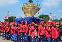 Tradisi Sekaten yang dilakukan di Yogyakarta sebagai bentuk peringatan Maulid Nabi Muhammad SAW (Dok. Ist)