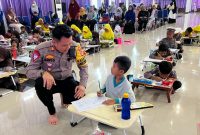 Polres Pringsewu ajak anak TK kenali lalu lintas
(Dok. Ist)