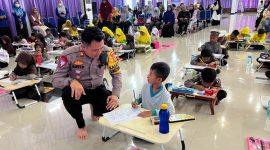 Polres Pringsewu ajak anak TK kenali lalu lintas
(Dok. Ist)