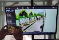 Rekaman CCTV di Masjid Agung Magelang (Dok. Ist)