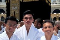 Timnas Indonesia saat menjalani ibadah umrah di Arab Saudi (Dok. Ist)