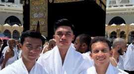 Timnas Indonesia saat menjalani ibadah umrah di Arab Saudi (Dok. Ist)