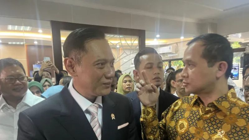 Potret AHY saat bertemu awak media (Dok. Ist)