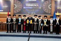 Momen Agus Harimurti Yudhoyono saat mendapatkan gelar Doktor (Dok. Ist)