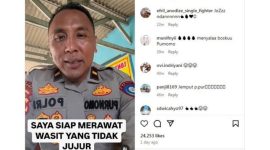 Aipda Purnomo yang mengaku siap rawat wasit Ahmed Al Kahfi (Dok. Ist)