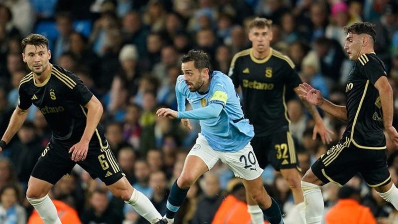 Manchester City melawan Sparta Praha (Dok. Ist)