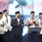 Momen menag saat menyanyikan lagu hari Santri 2024 (Dok. Ist)