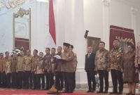 Pengumuman Mentri dan Wakil Menteri dalam kabinet Merah Putih (Dok. Ist)