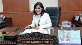 Potret Meutya Hafid yang menjabat sebagai menteri Kominfo dalam kabinet Merah Putih (Dok. Ist)