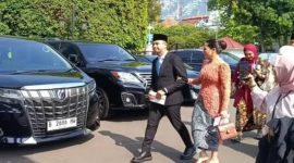 Momen Raffi Ahmad mendatangi istana presiden (Dok. Ist)