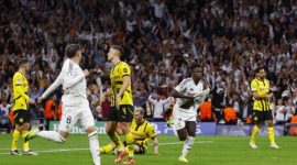 Pertandingan Real Madrid dan Borussia Dortmund (Dok. Ist)