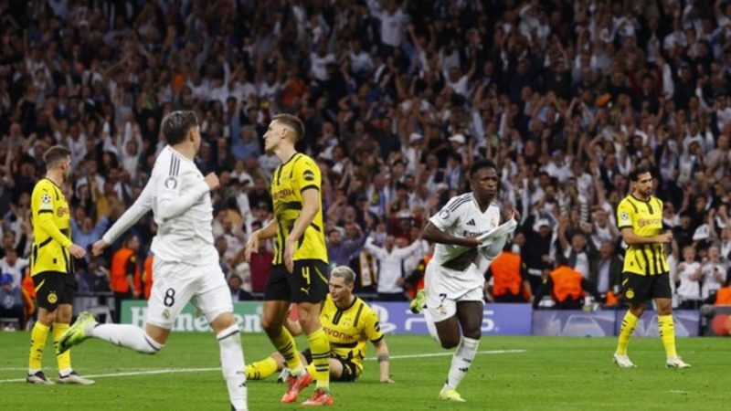 Pertandingan Real Madrid dan Borussia Dortmund (Dok. Ist)