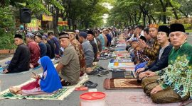 Potret sholat Ied (Dok. Ist)